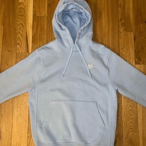 NIKE LIGHT BLUE HOODIE SWEATER